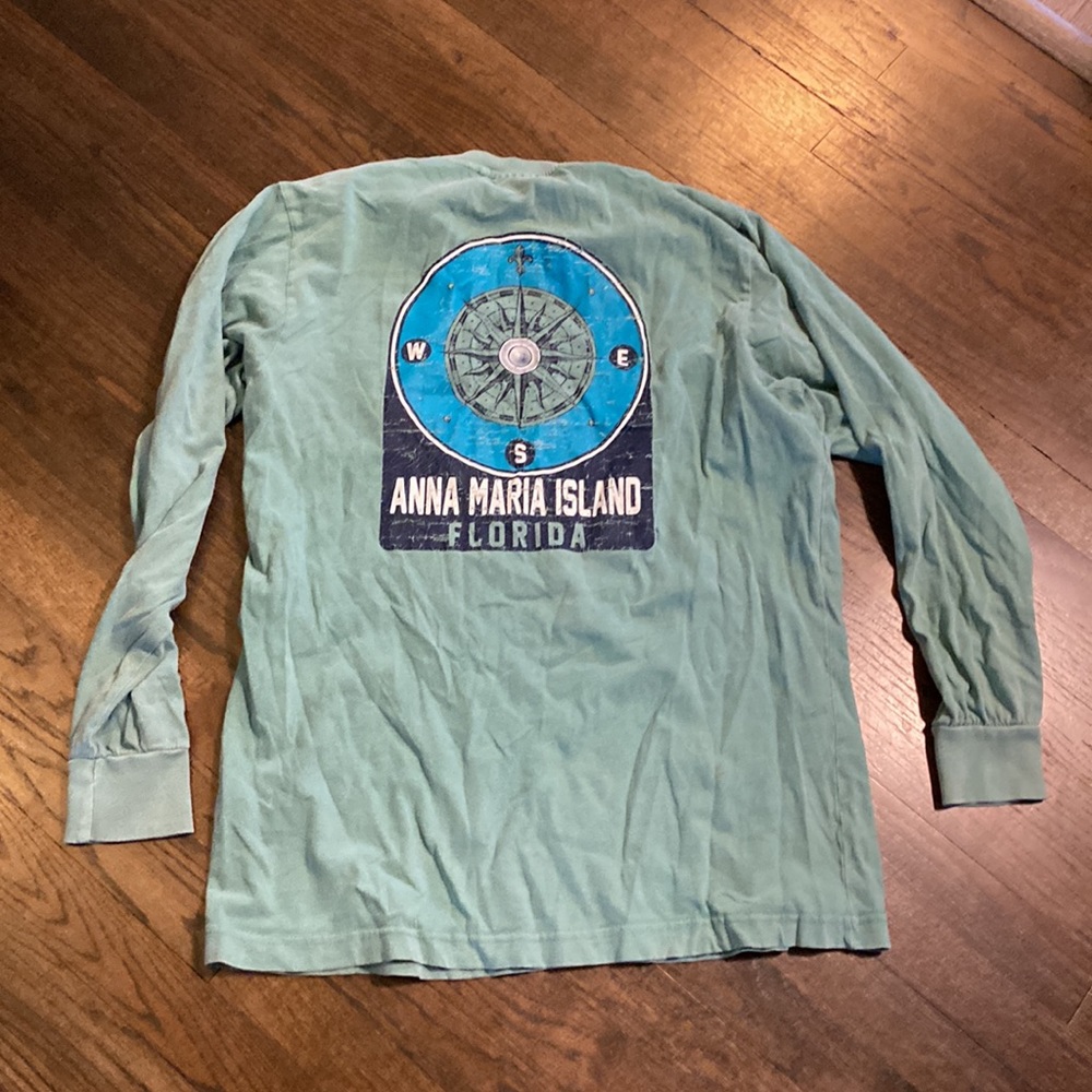 Anna Maria Island Florida T Shirt Blue Green Teal U.S. Vintage XL GUC - Picture 7 of 7